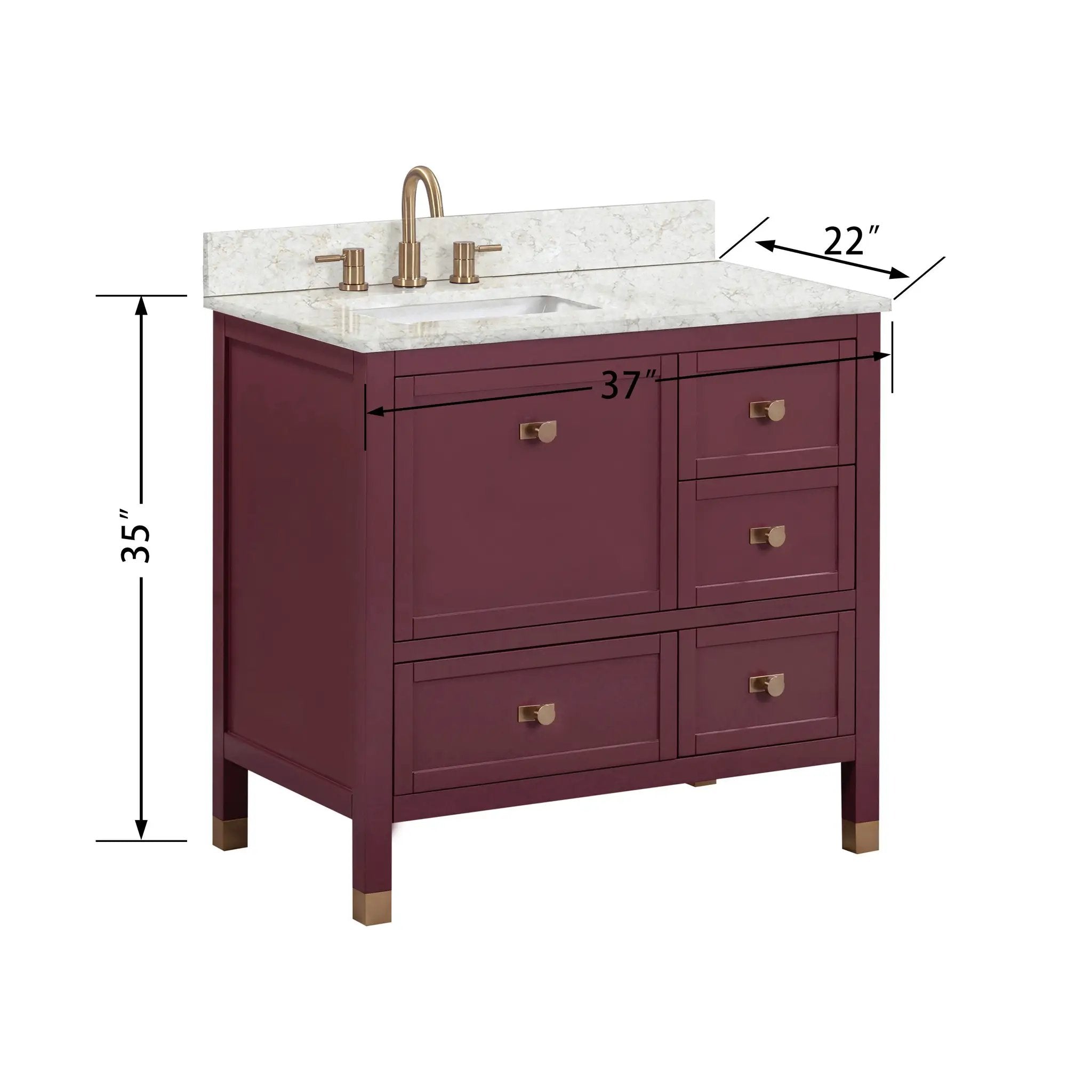 dimension image vanity set