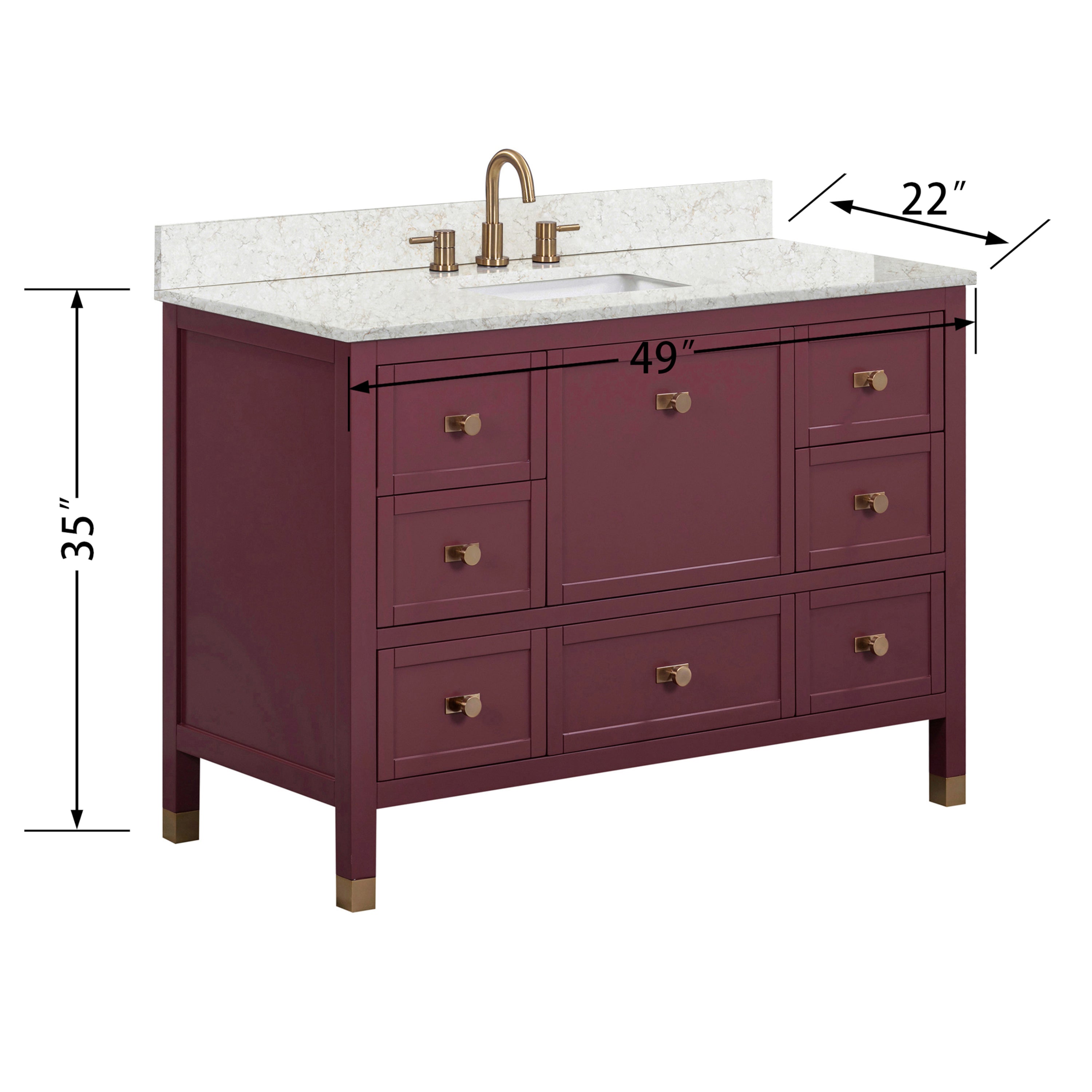 dimension image vanity set