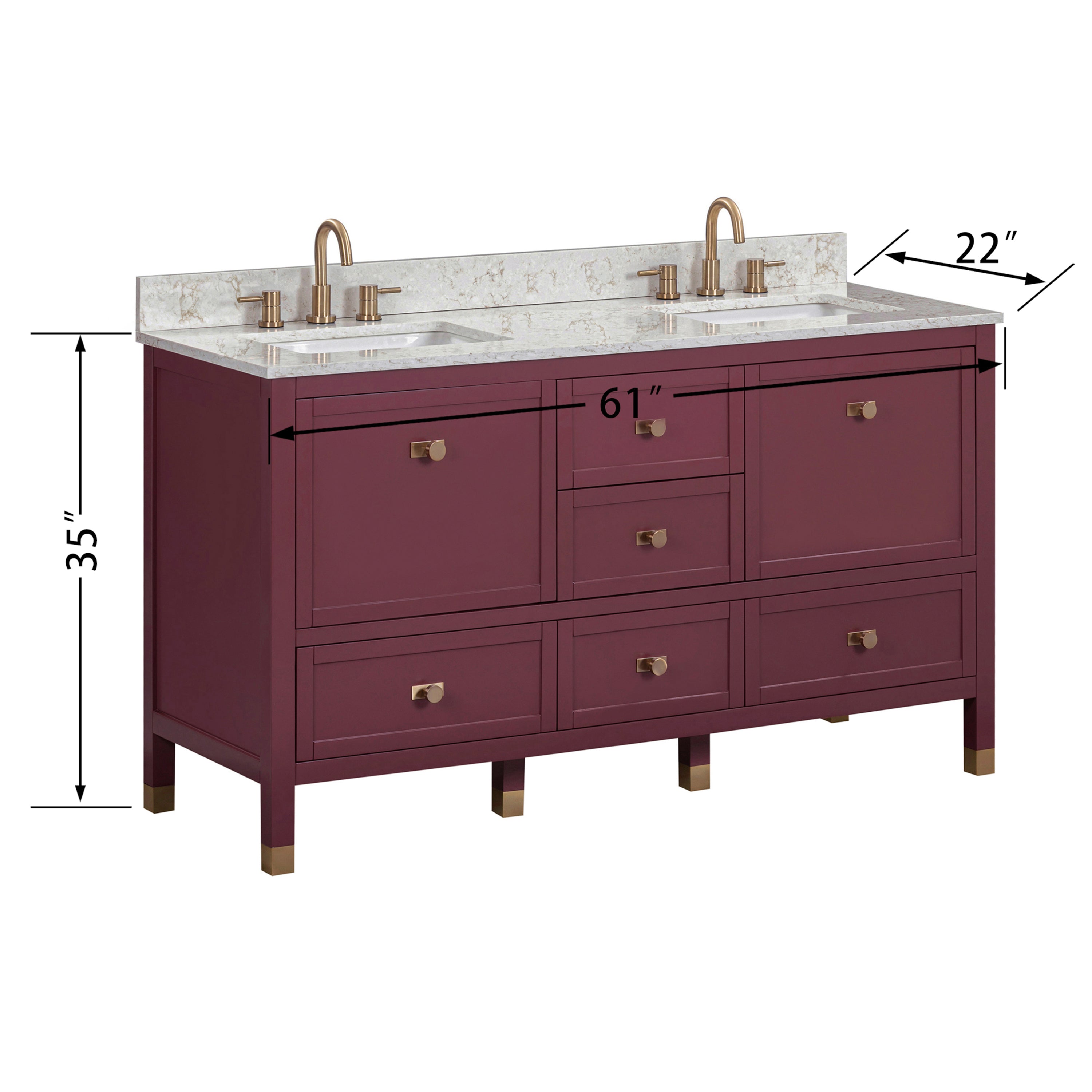 dimension image vanity set