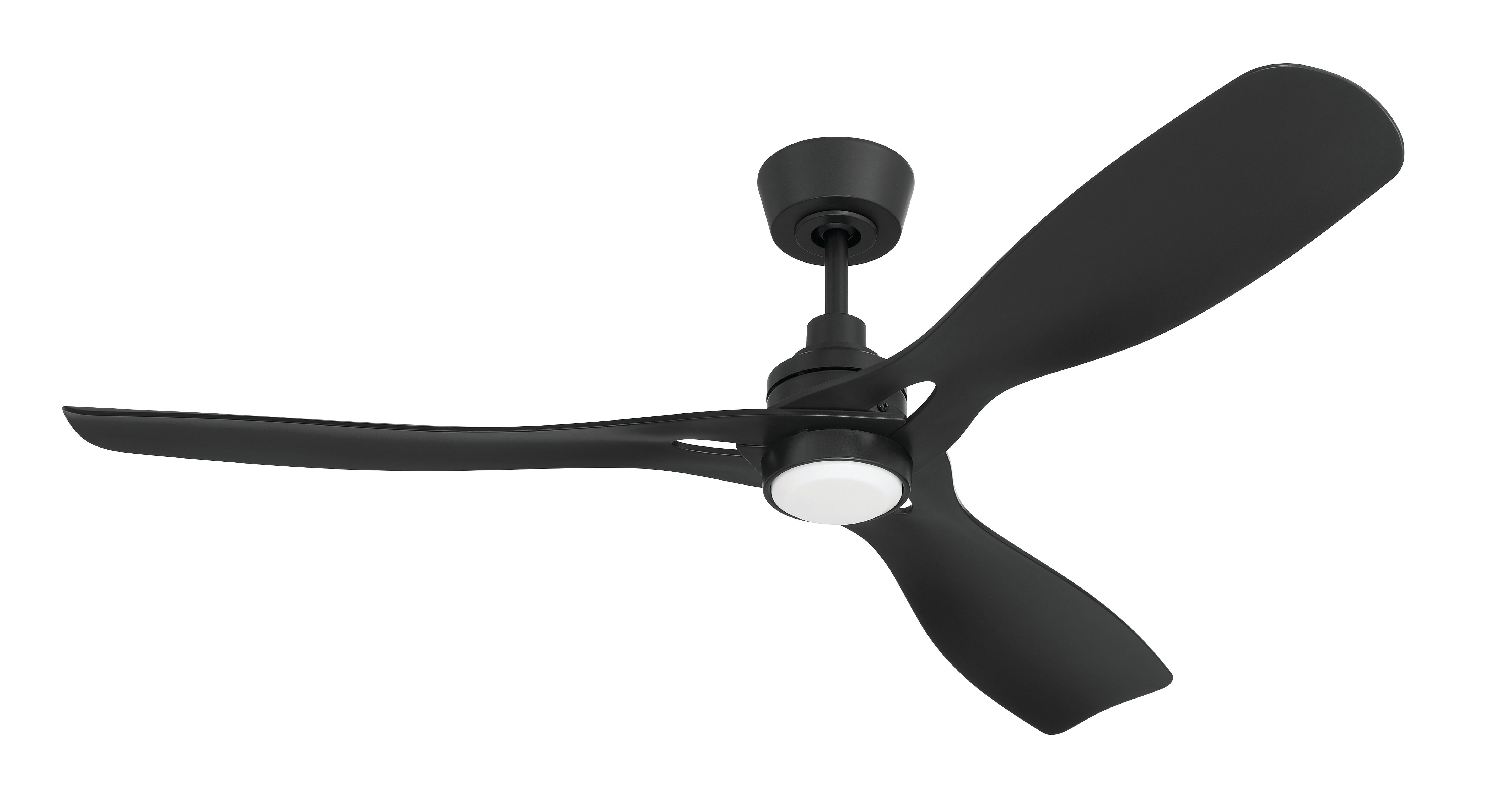 flat black ceiling fans