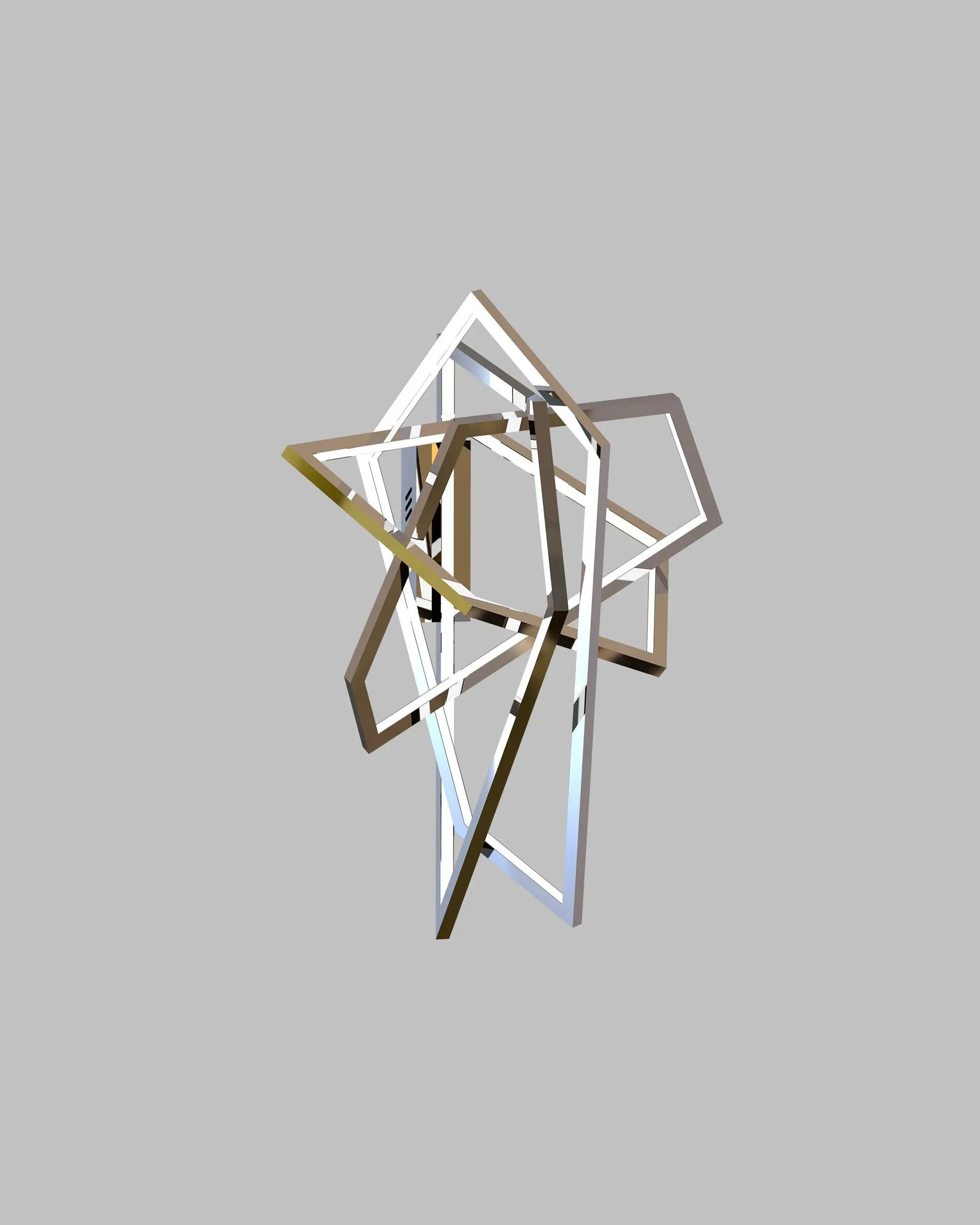 chrome wall sconce