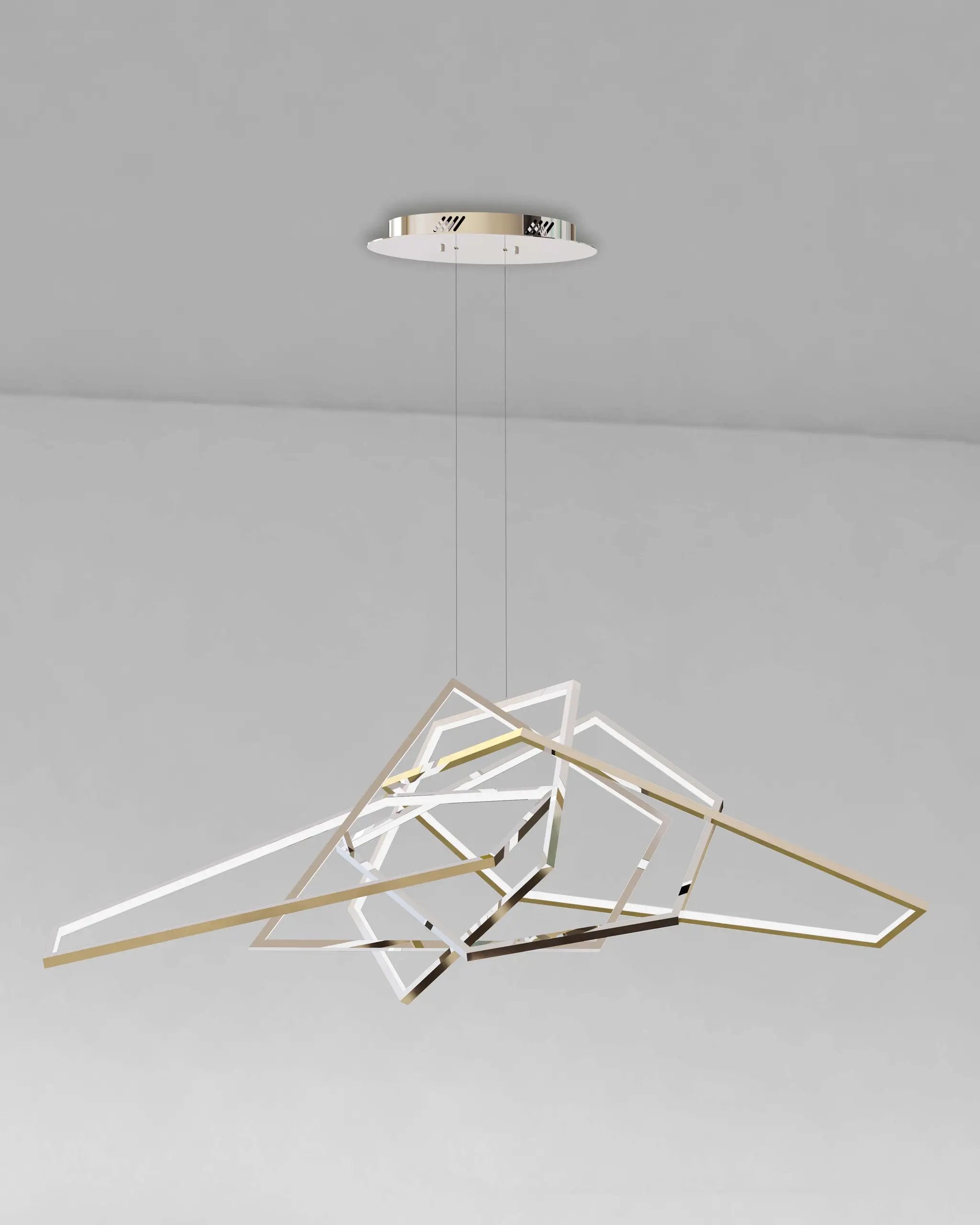 chrome chandelier