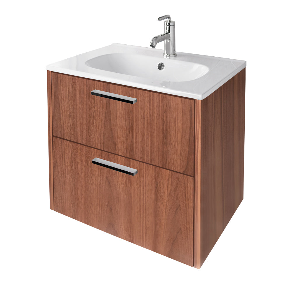 natural walnut vanity