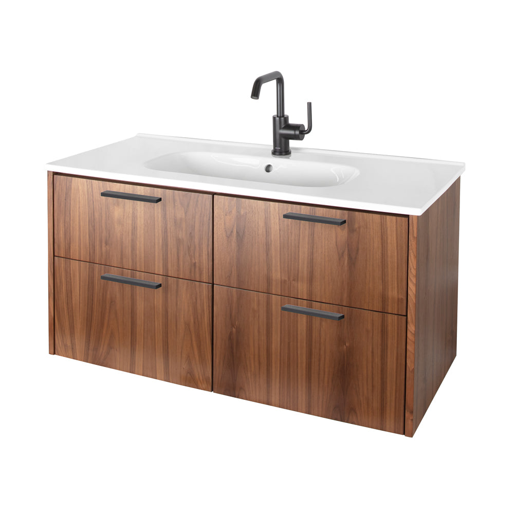 natural walnut vanity