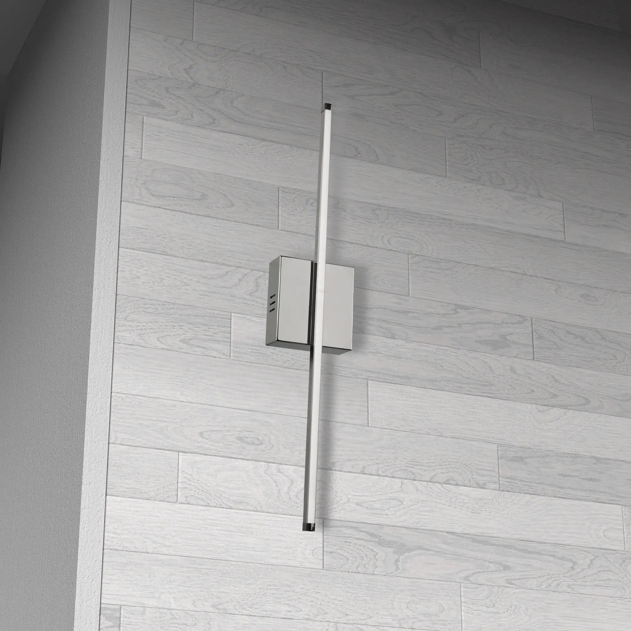 polished chrome wall mount