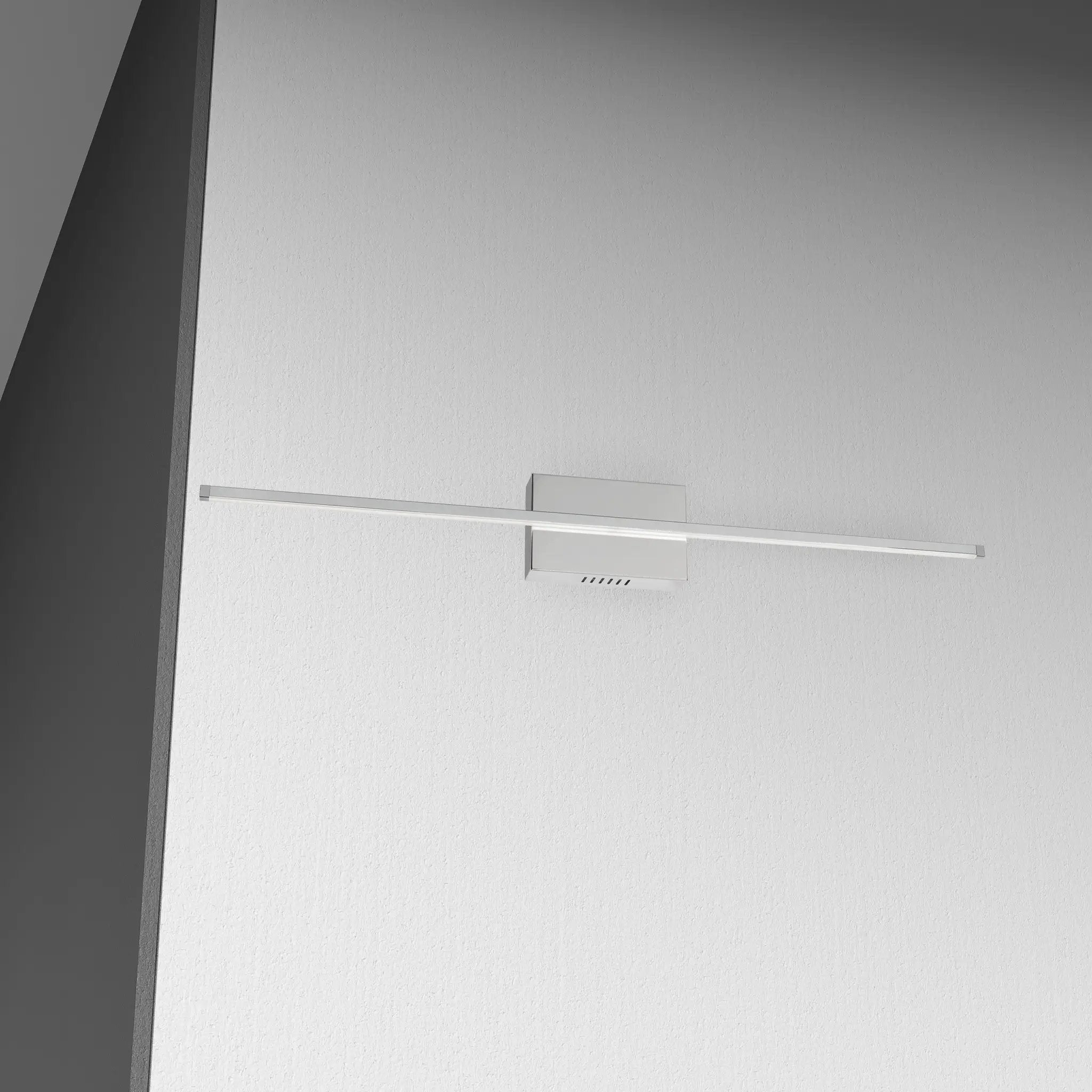 polished chrome wall mount