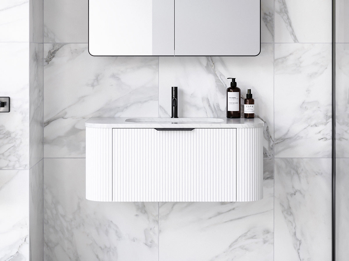 white vanity