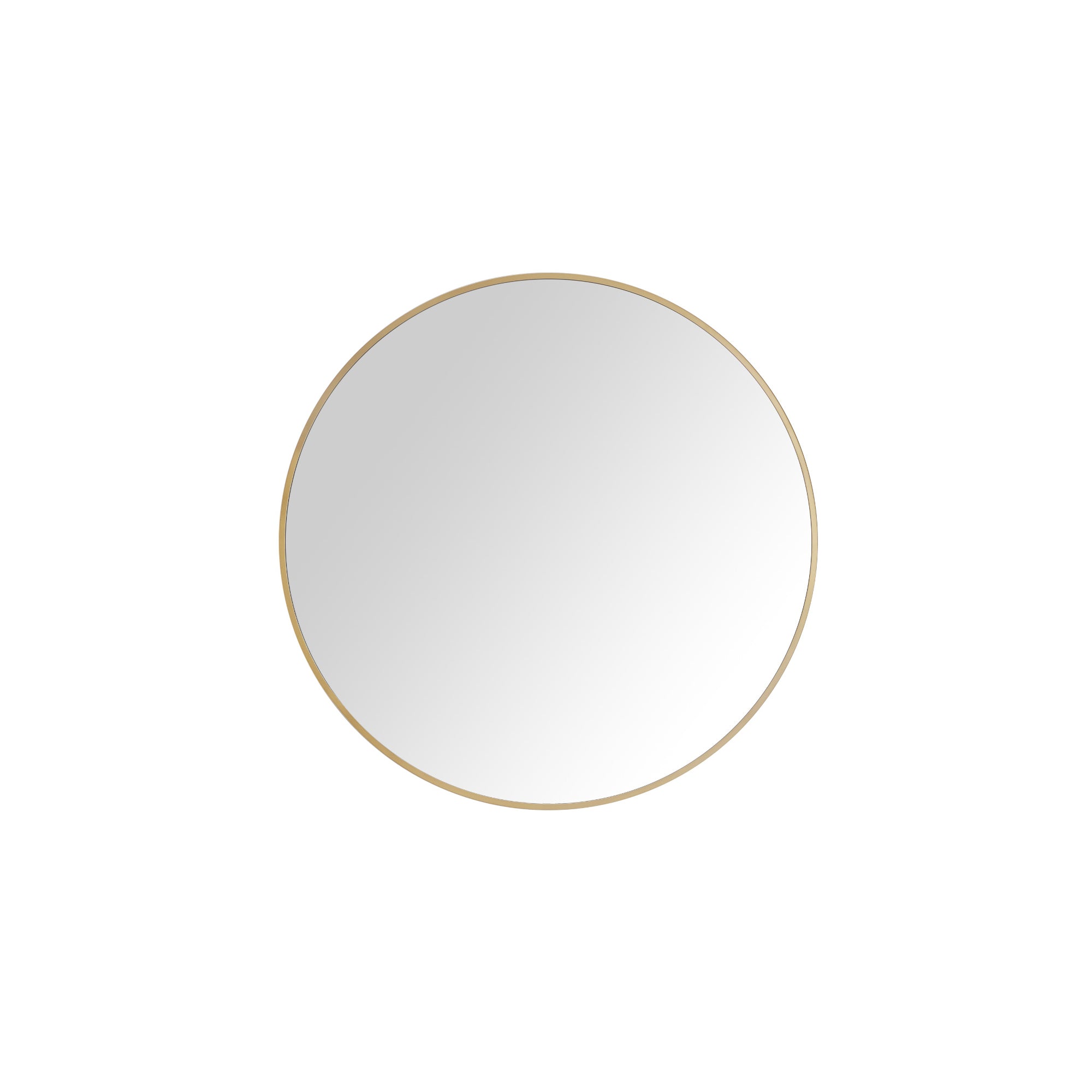 brushed gold mirror