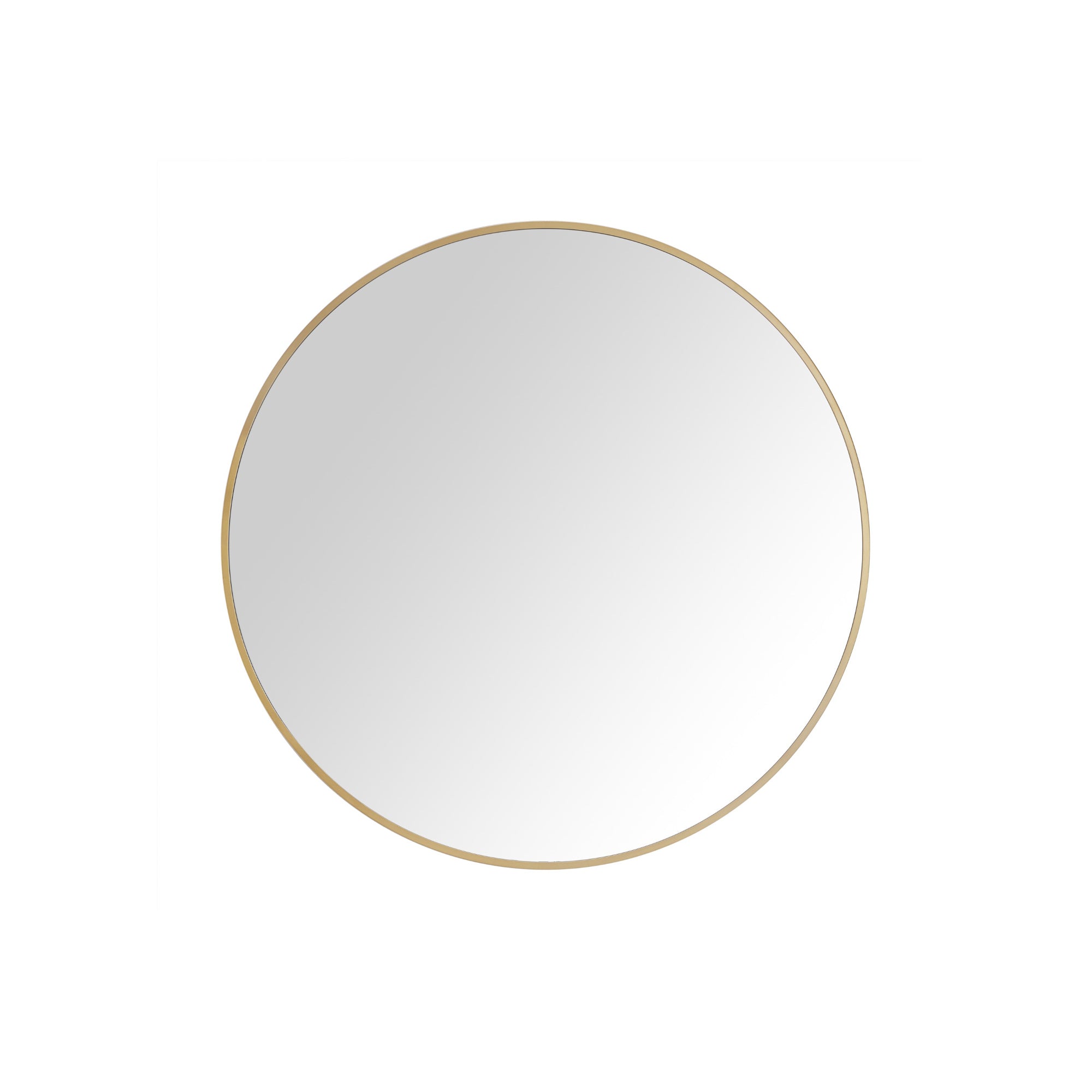 brushed gold mirror