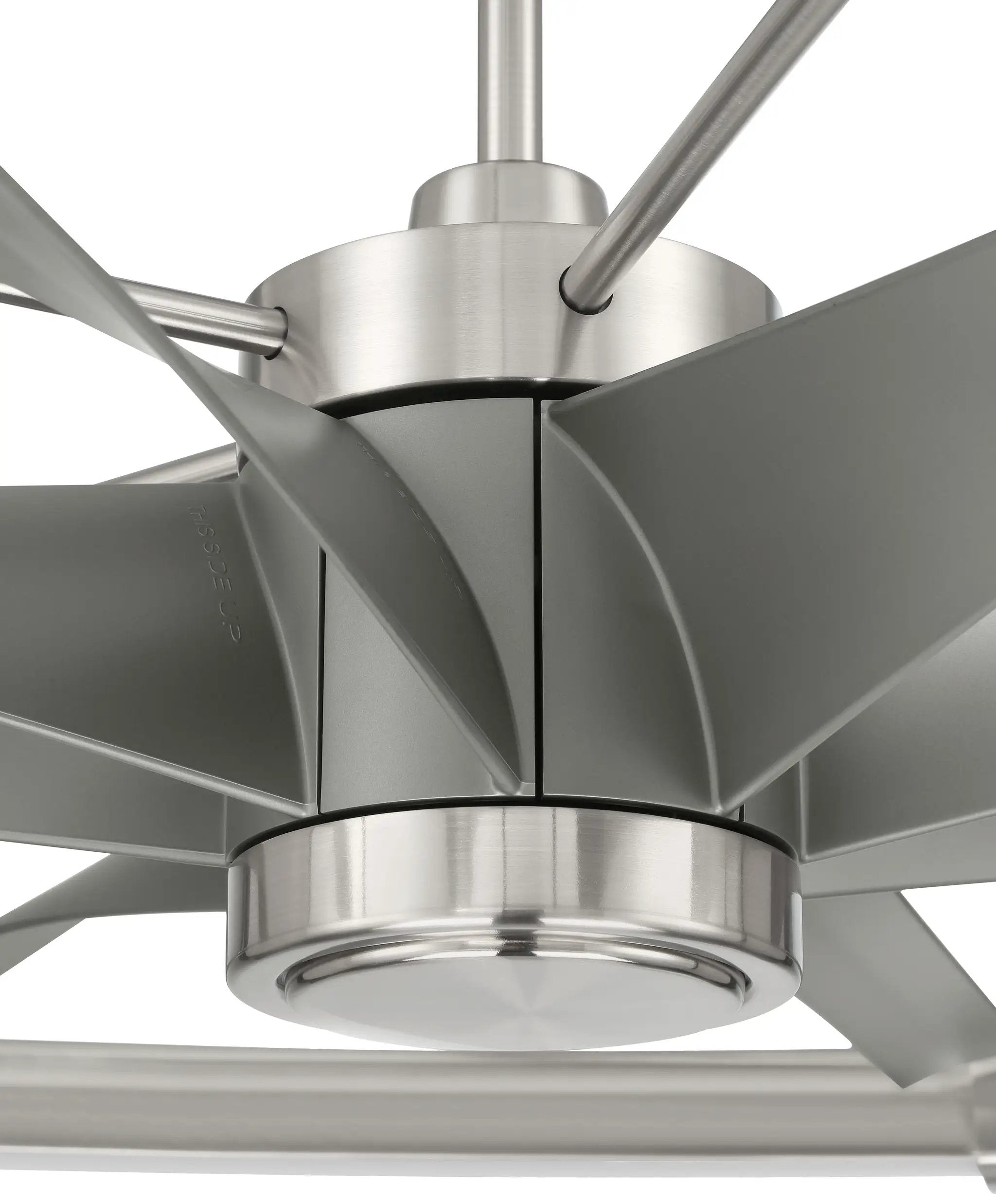 brushed polished nickel ceiling fans