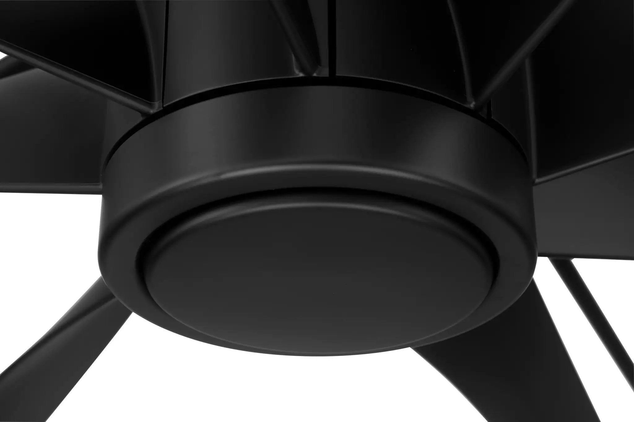 flat black ceiling fans