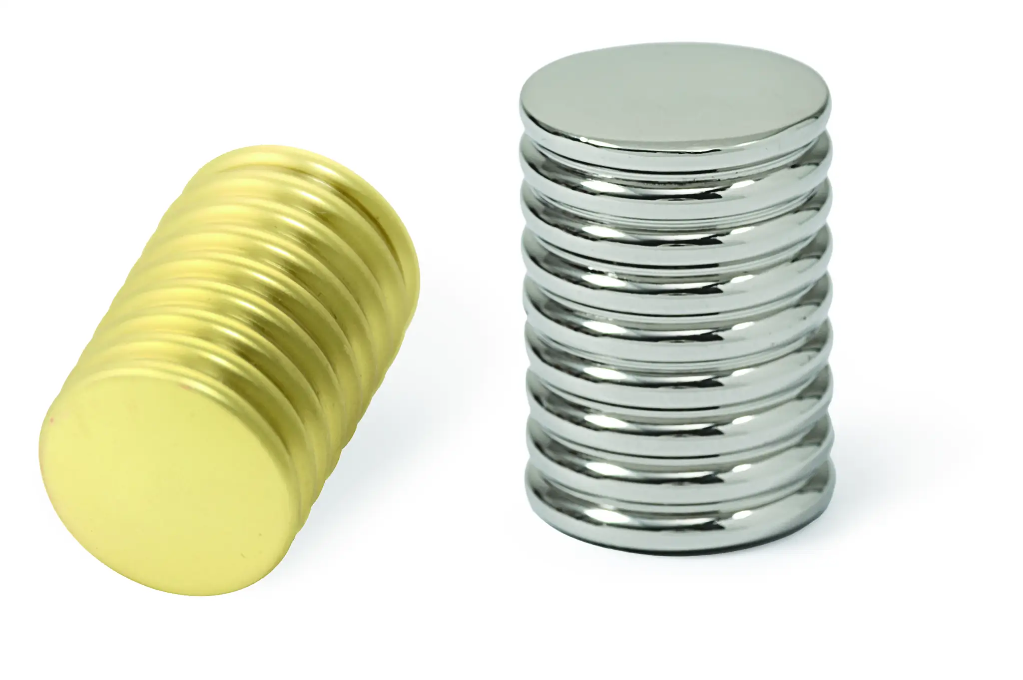 satin brass knob