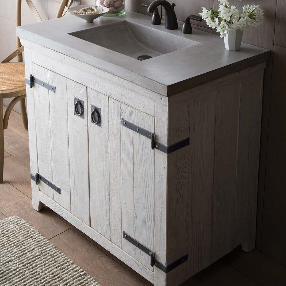 whitewash vanity