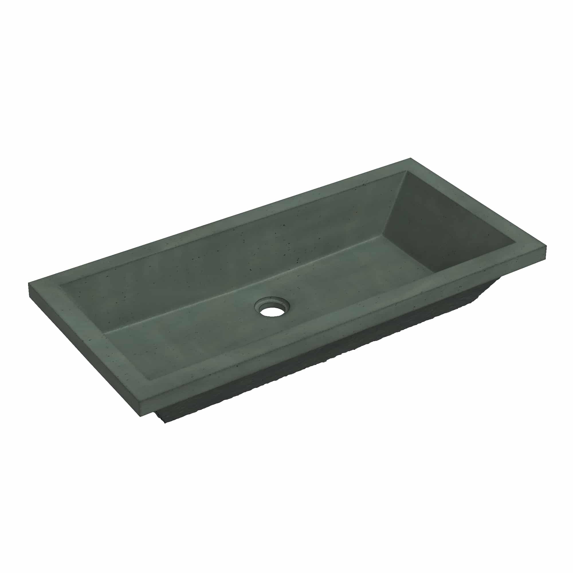 Native Trails Arcata 30" Concrete Rectangular Bathroom Sink