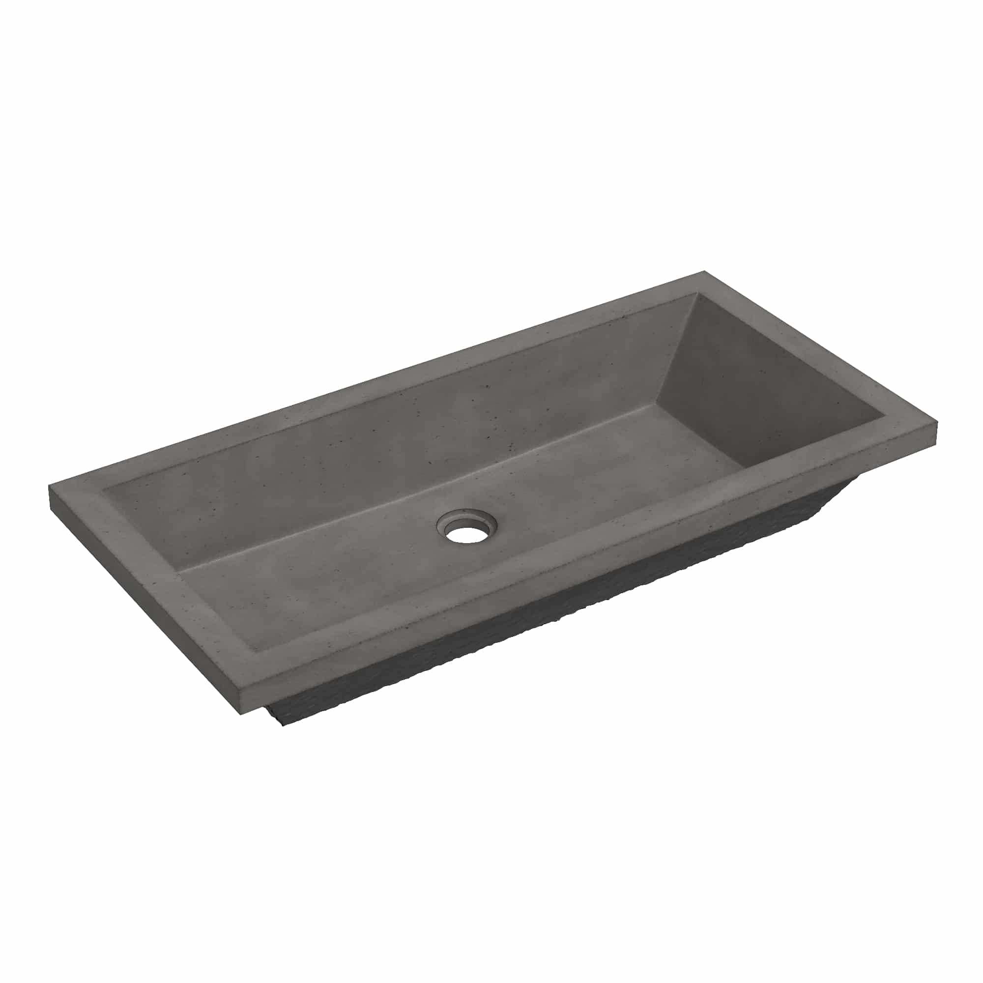 Native Trails Arcata 30" Concrete Rectangular Bathroom Sink