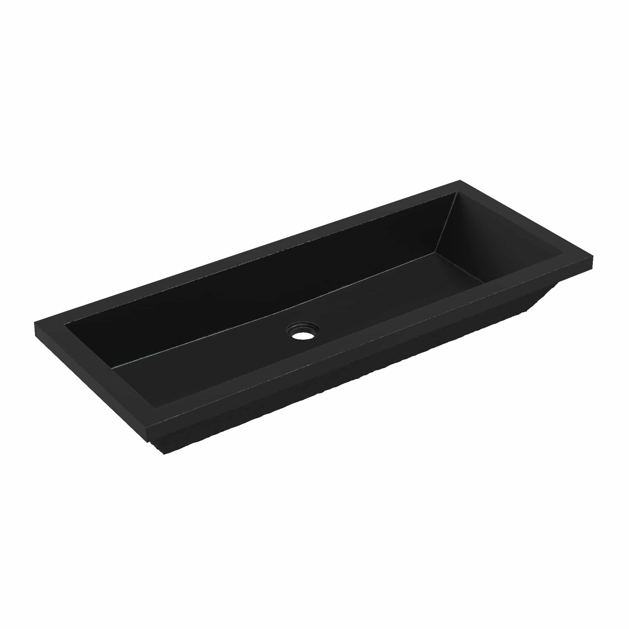 Native Trails Arcata 36" Concrete Rectangular Bathroom Sink