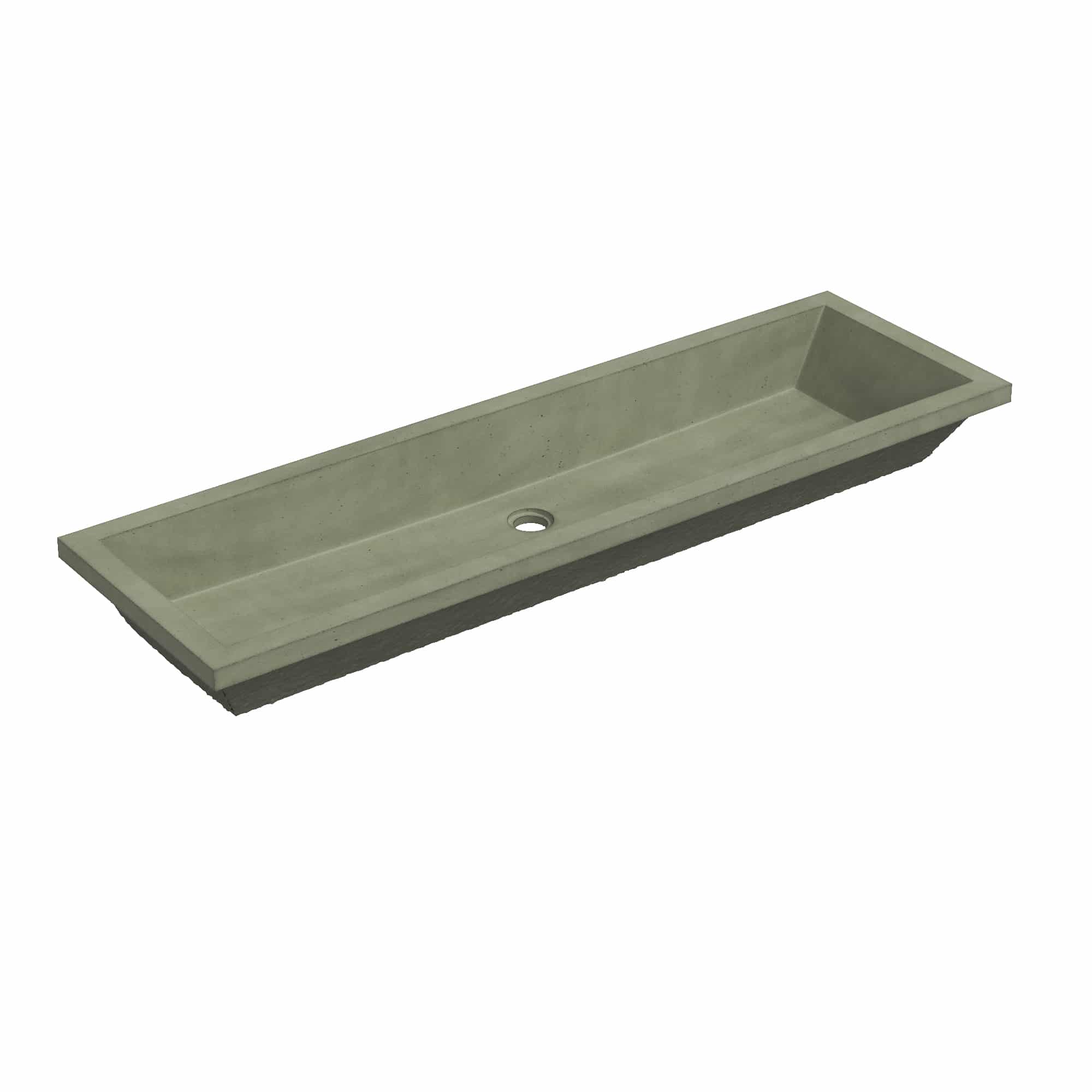 Native Trails Arcata 48" Concrete Rectangular Bathroom Sink