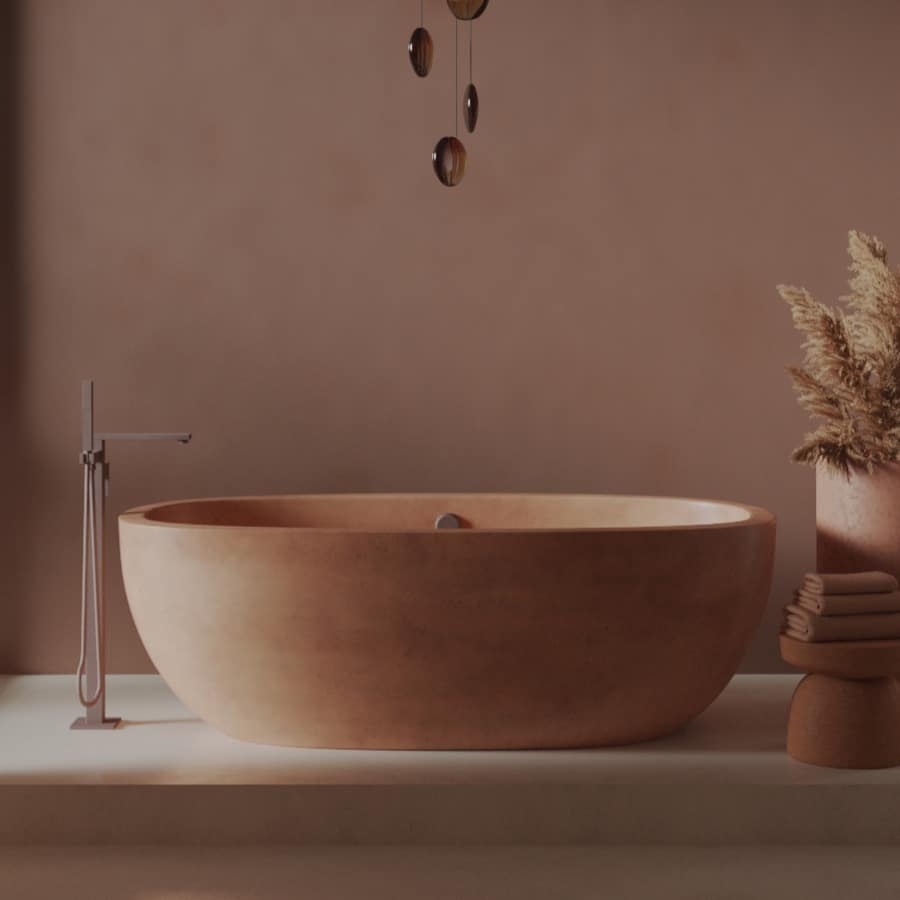 terracotta tub
