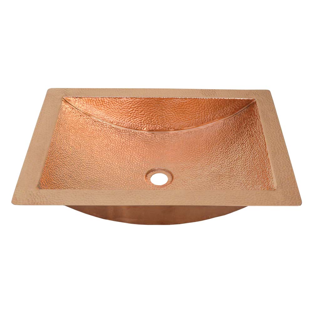 Native Trails Avila 21" Hand Hammered Copper Undermount Bathroom Sink