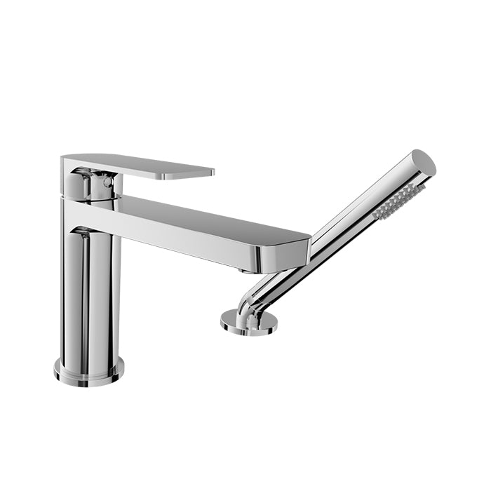 chrome tub filler