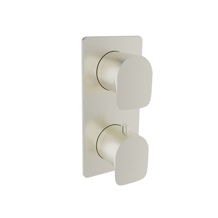 Baril Petite Complete Thermostatic Pressure Balanced Shower Control Valve with 2-Way Diverter - Shared Ports
