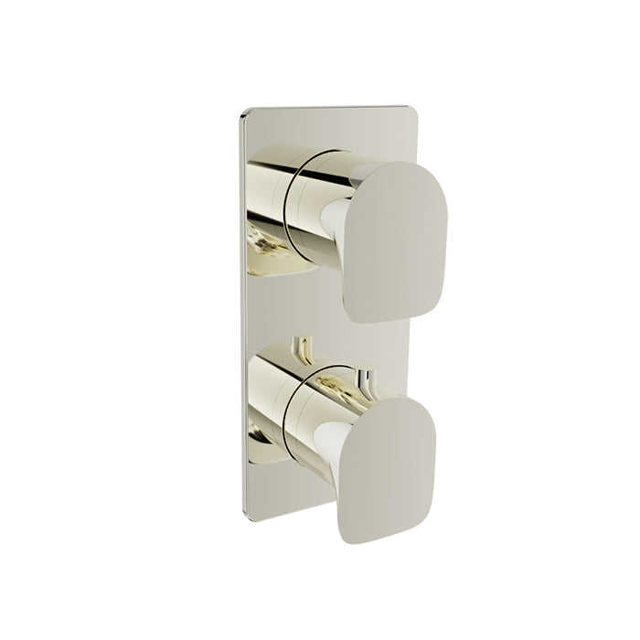 Baril Petite Complete Thermostatic Pressure Balanced Shower Control Valve with 3-Way Diverter - Non-Shared Ports