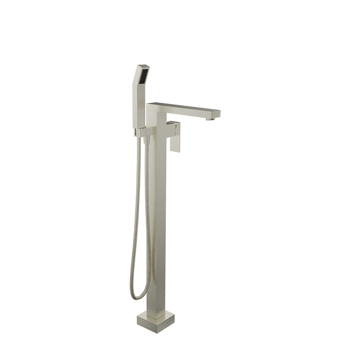 Baril Rec Floor-Mounted Tub Filler with Hand Shower