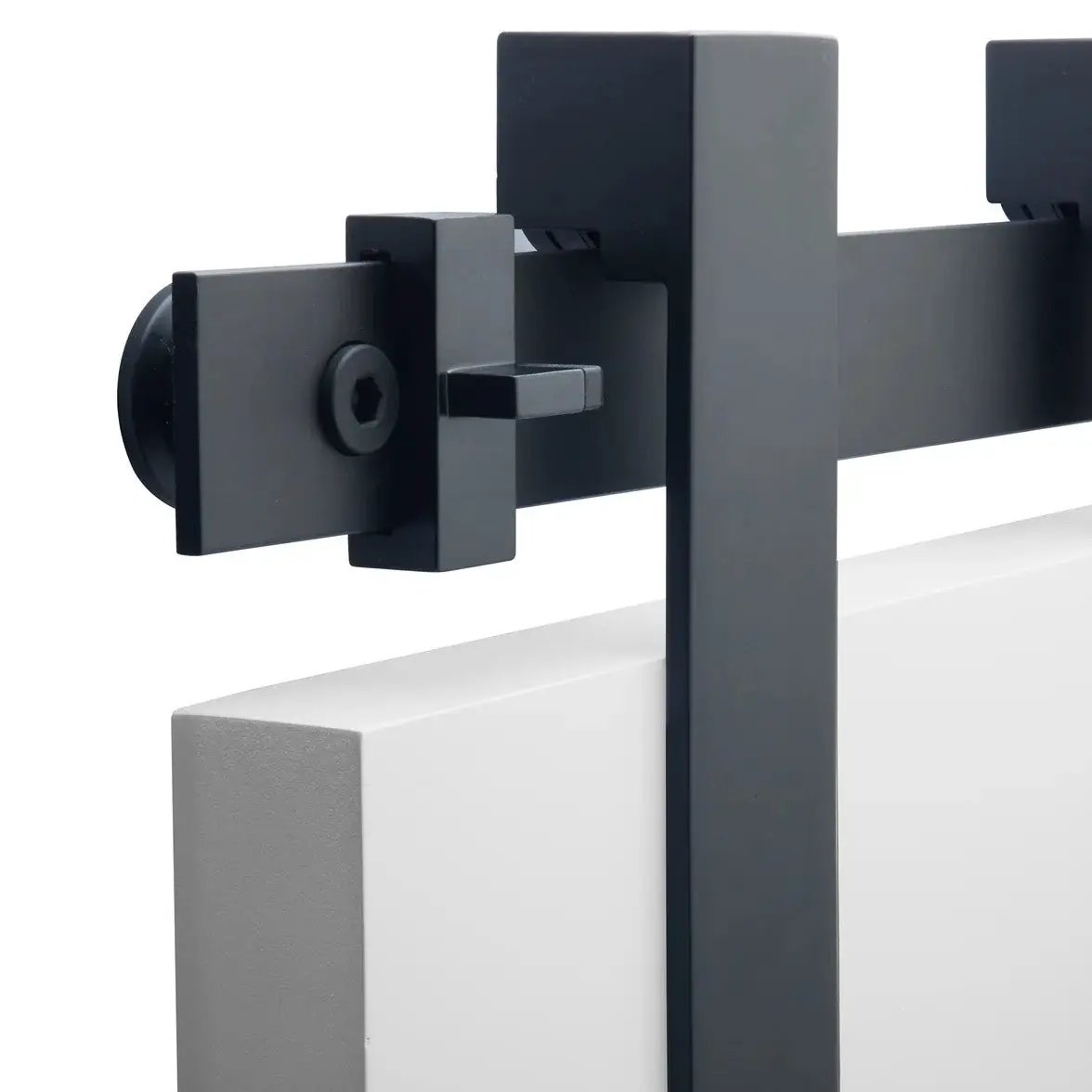 Emtek Flat Track Front Mount with Low Profile Concealed Wheel by Emtek