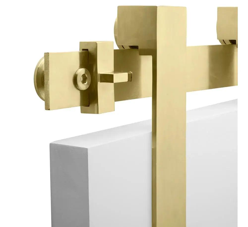 Emtek Flat Track Front Mount with Low Profile Concealed Wheel for Double Doors by Emtek