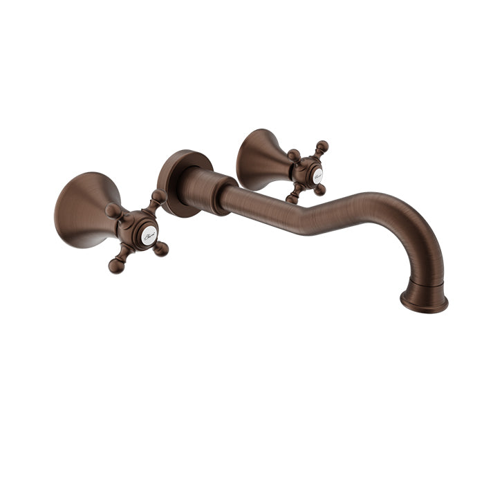 Baril Nautica Wall Mounted Lavatory Faucet - Drain Not Included