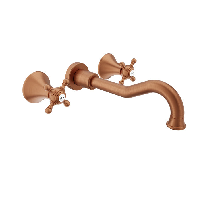 Baril Nautica Wall Mounted Lavatory Faucet - Drain Not Included