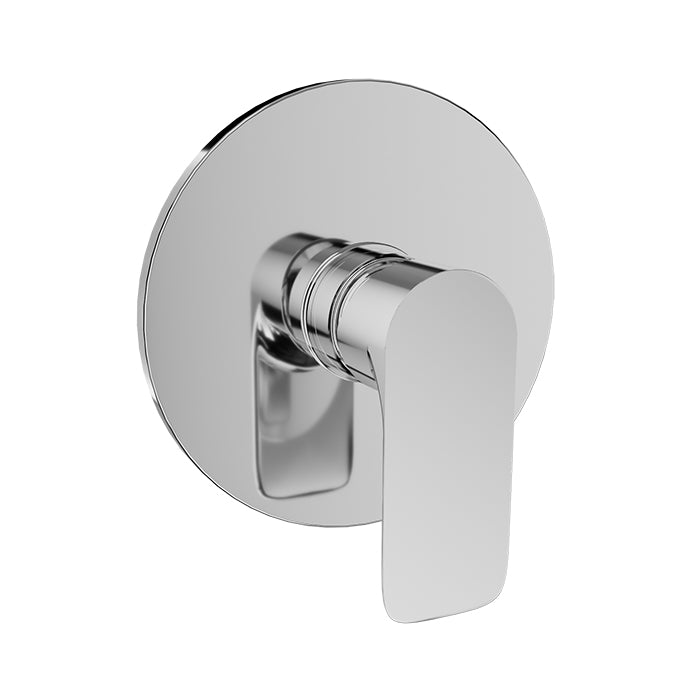 chrome shower valve