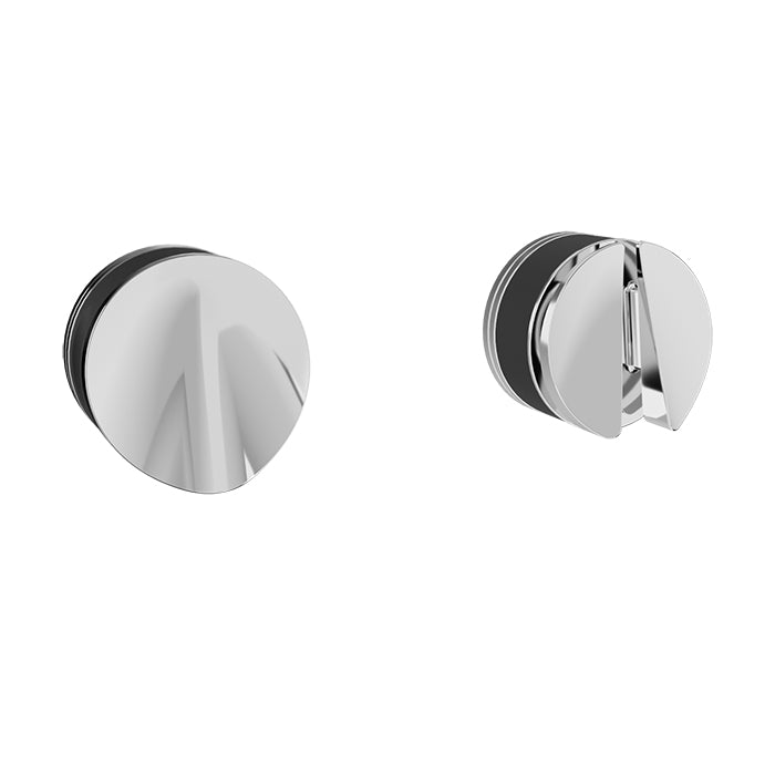 chrome/smokey thermostatic valve