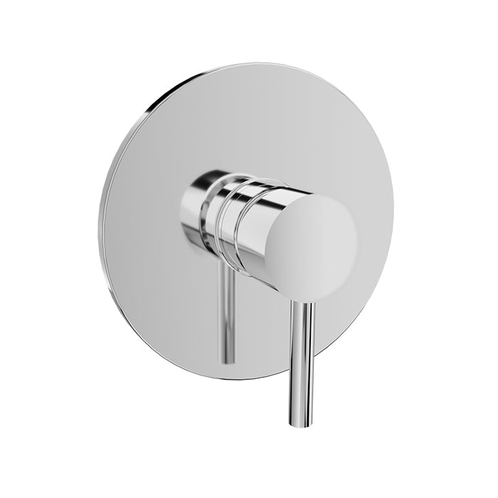 chrome shower valve