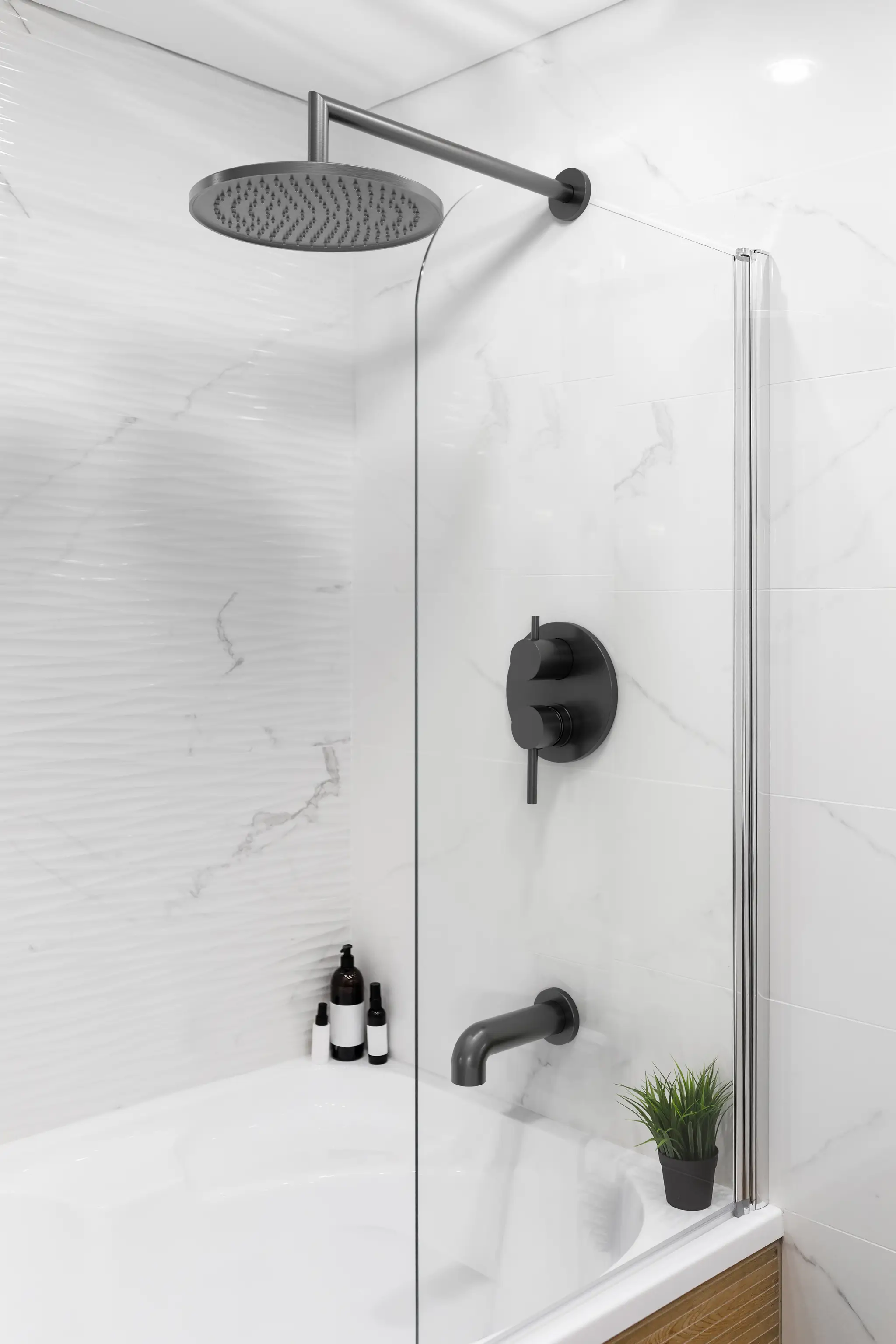black titanium tub spout