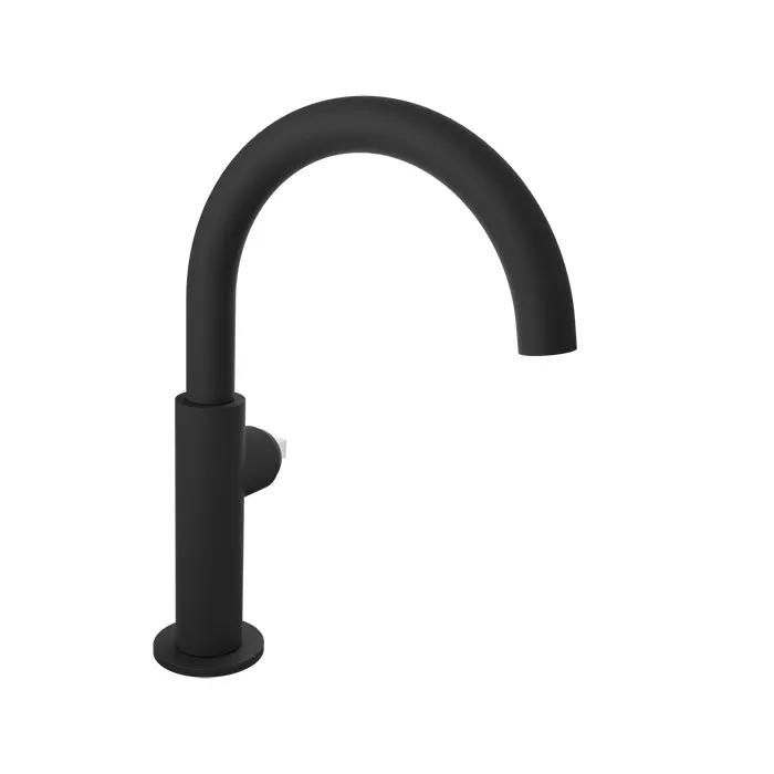 Baril Air Single-Hole Lavatory Faucet - Drain Not Included (Without Handle) by Baril