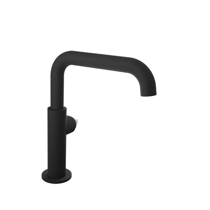 Baril Air Single-Hole Lavatory Faucet - Drain Included (Without Handle) by Baril