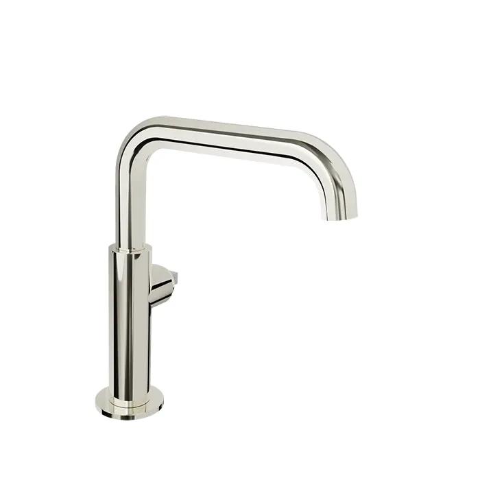 Baril Air Single-Hole Lavatory Faucet - Drain Included (Without Handle) by Baril
