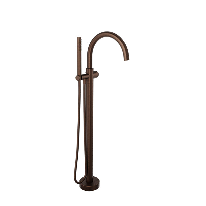 Baril Air Floor-Mounted Tub Filler with Hand Shower (Without Handle)