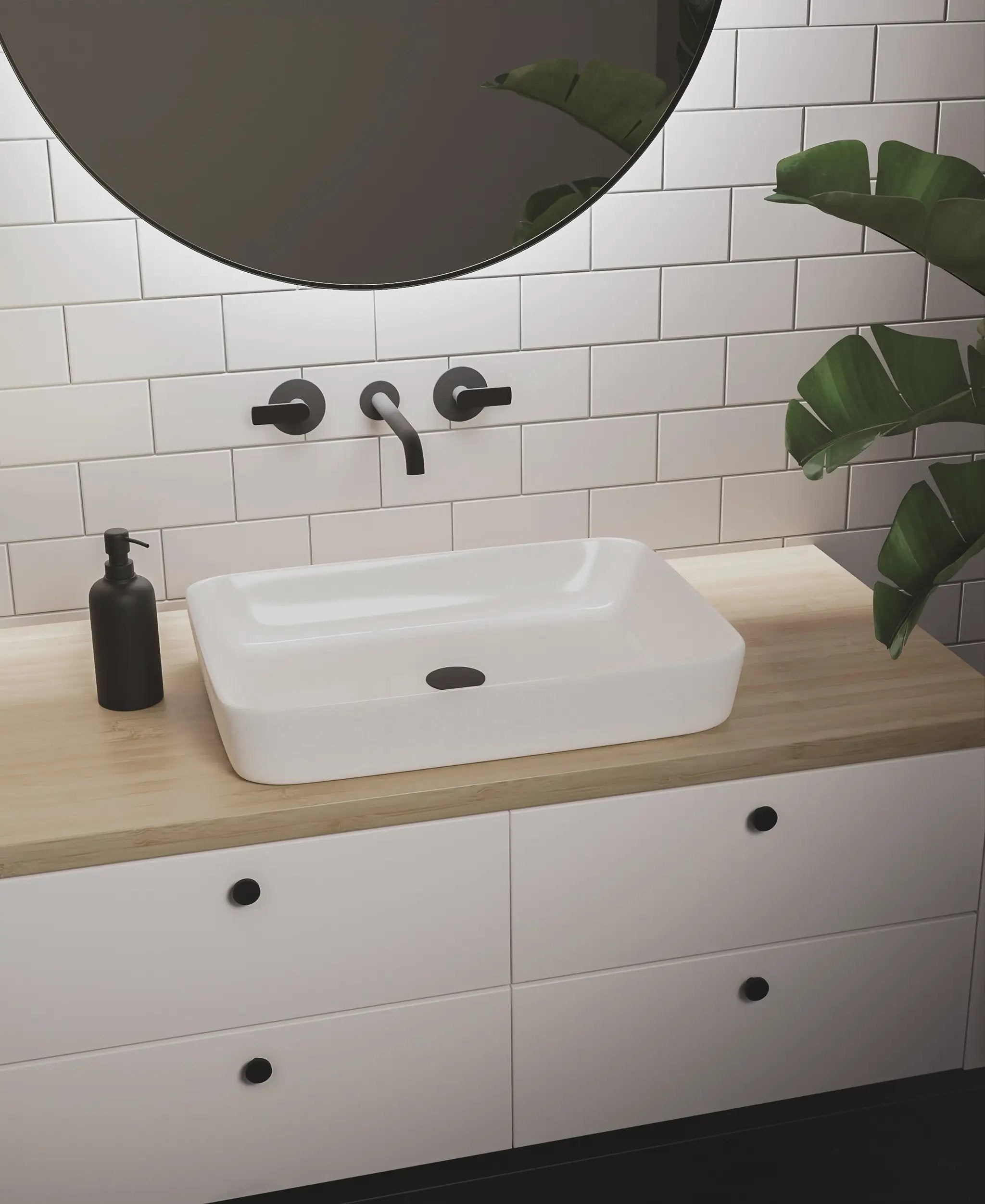 matte black faucet