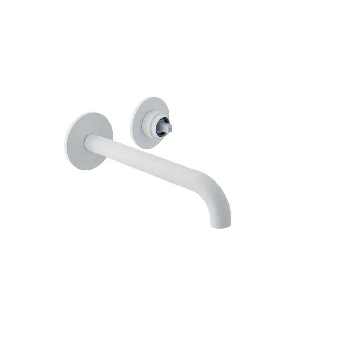 Baril Air Single Lever Wall Mounted Lavatory Faucet - Drain Not Included (Without Handle) by Baril