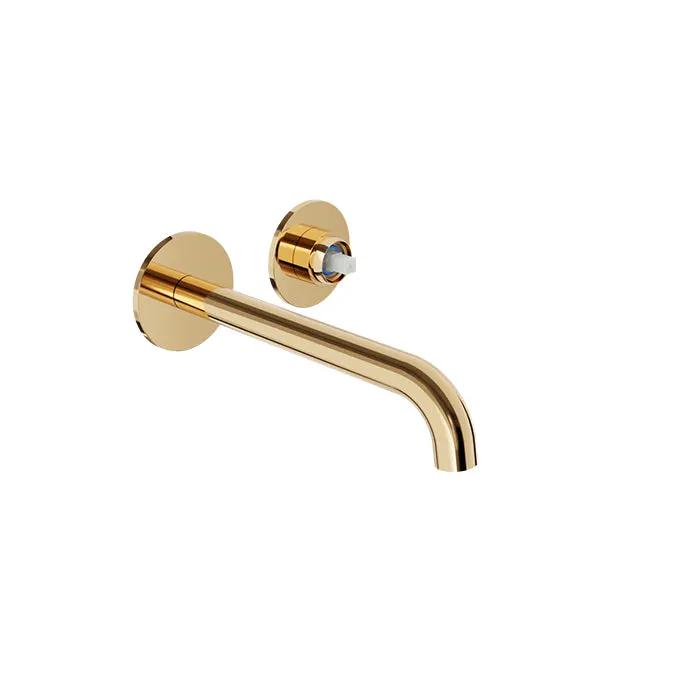 Baril Air Single Lever Wall Mounted Lavatory Faucet - Drain Not Included (Without Handle) by Baril