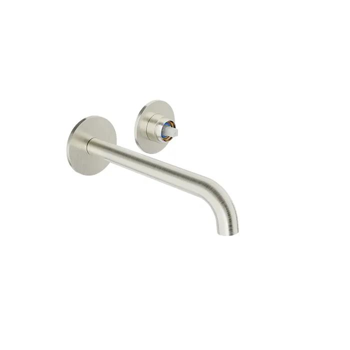 Baril Air Single Lever Wall Mounted Lavatory Faucet - Drain Not Included (Without Handle) by Baril