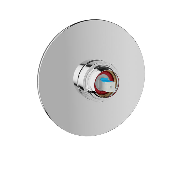 chrome shower valve