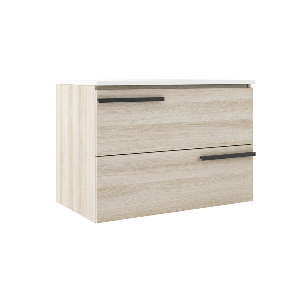 ICO Bath Calma Accent 31" Two Drawer Wall-Mounted Vanity