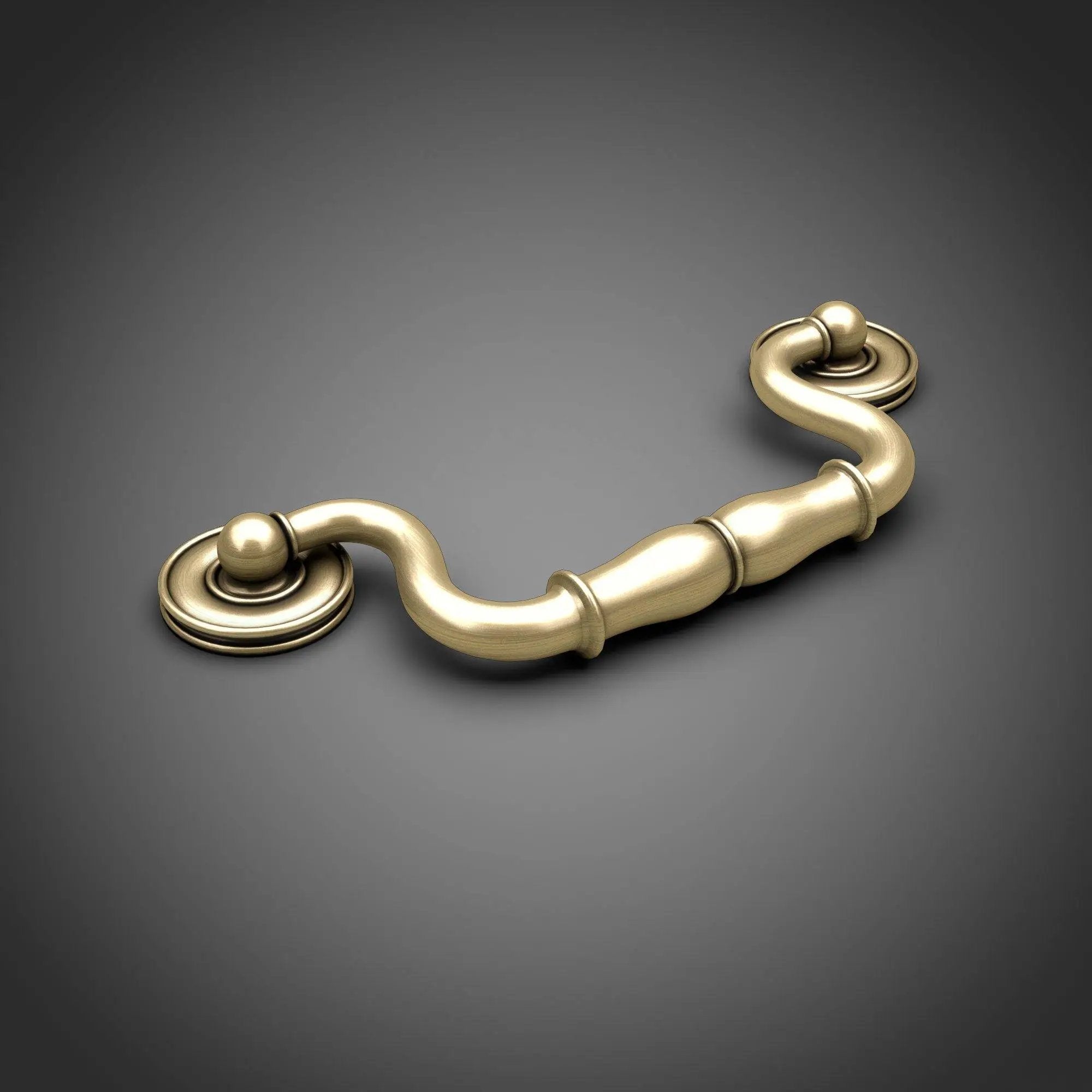 Hamilton Sinkler Gracie 3-1/2" Roped Bin Pull by Hamilton Sinkler