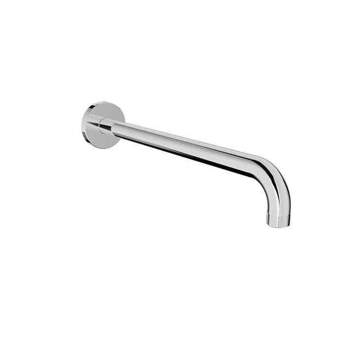 chrome shower arm