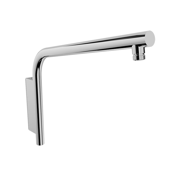 chrome shower arm