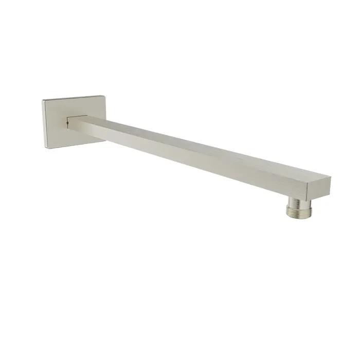 Baril Shower Components 16 inch Square Shower Arm with Flange by Baril