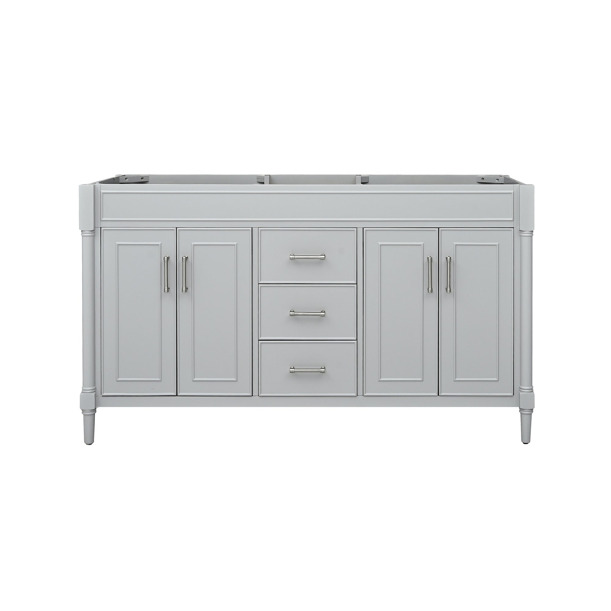 light gray vanity base